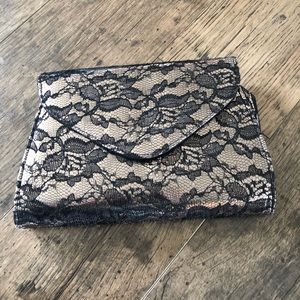 Neiman Marcus Envelope Clutch with strap